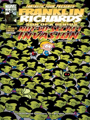 cover image of Franklin Richards: Not-So-Secret Invasion